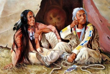 indios americanos occidentales 72 Pinturas al óleo